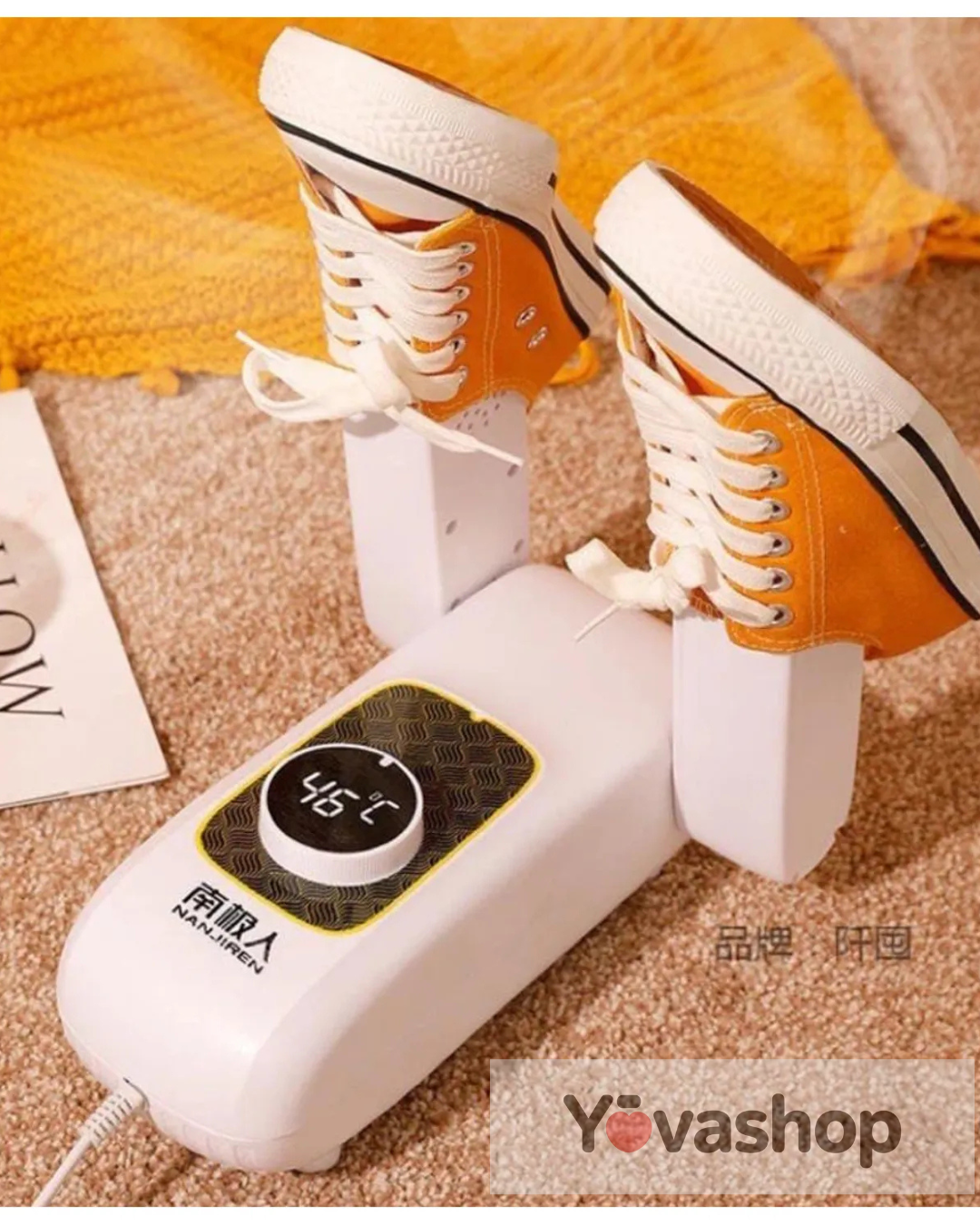 Secador de zapatos portátil