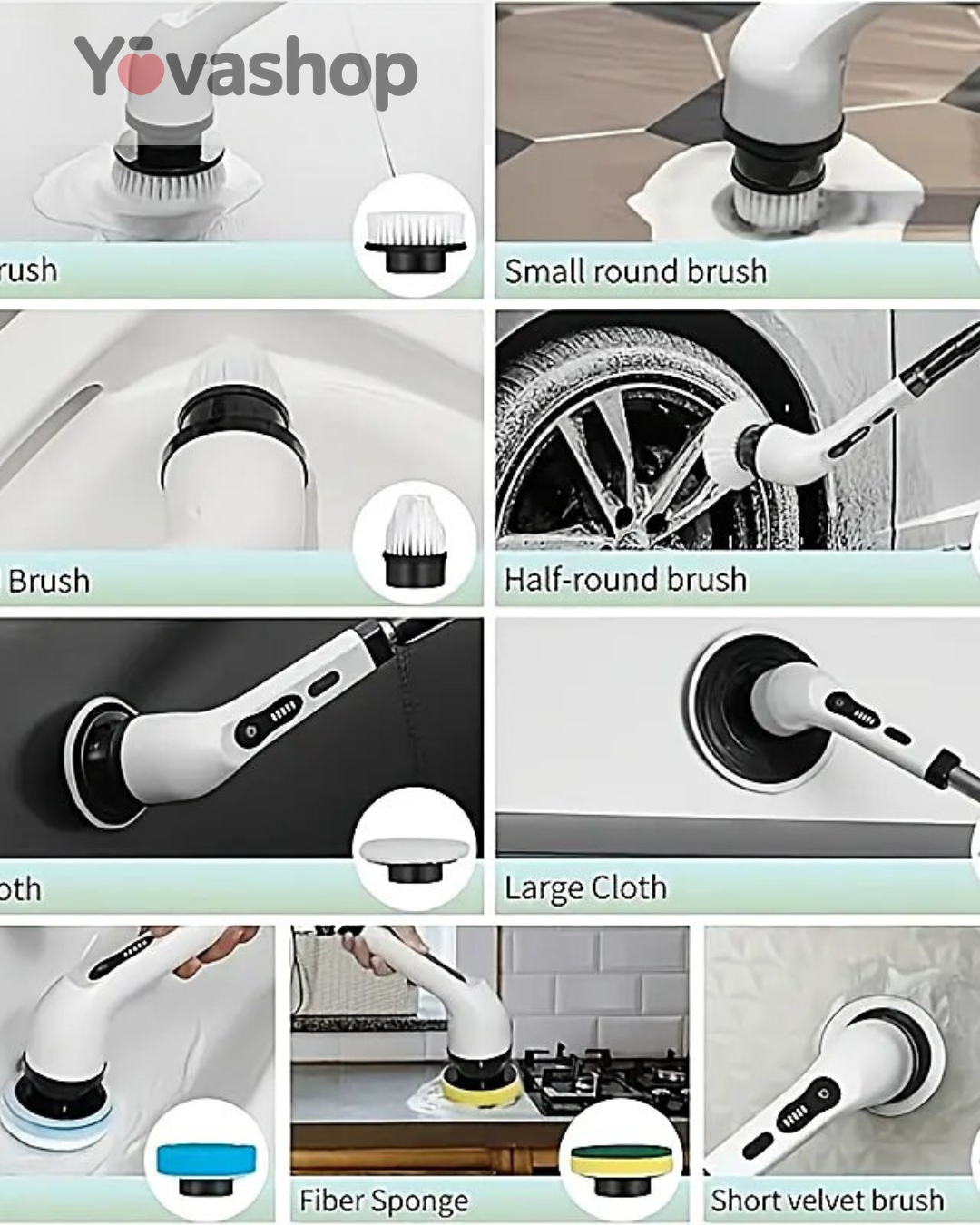 CEPILLO PARA IMPIEZA 9 EN 1